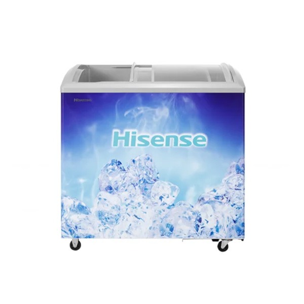 Hisense 353ℓ Glass Top Display Freezer